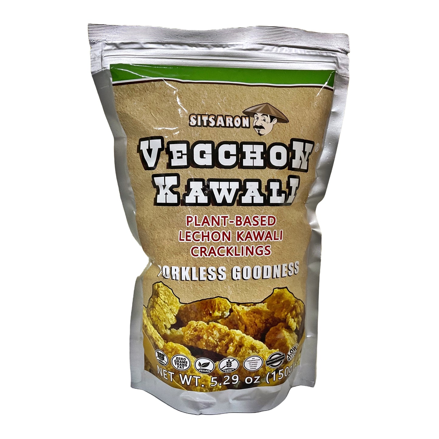 Vegetari Vegchon Kawali Cracklings 150g