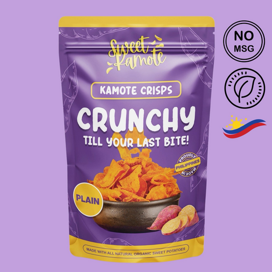 Sweet Kamote Crisp Plain 70g (gluten-free)