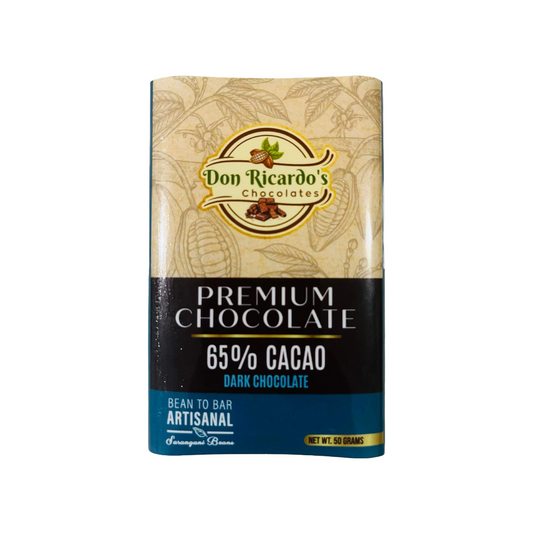 Don Ricardo’s 65% Premium Dark Chocolate Bar 50g (gluten-free)