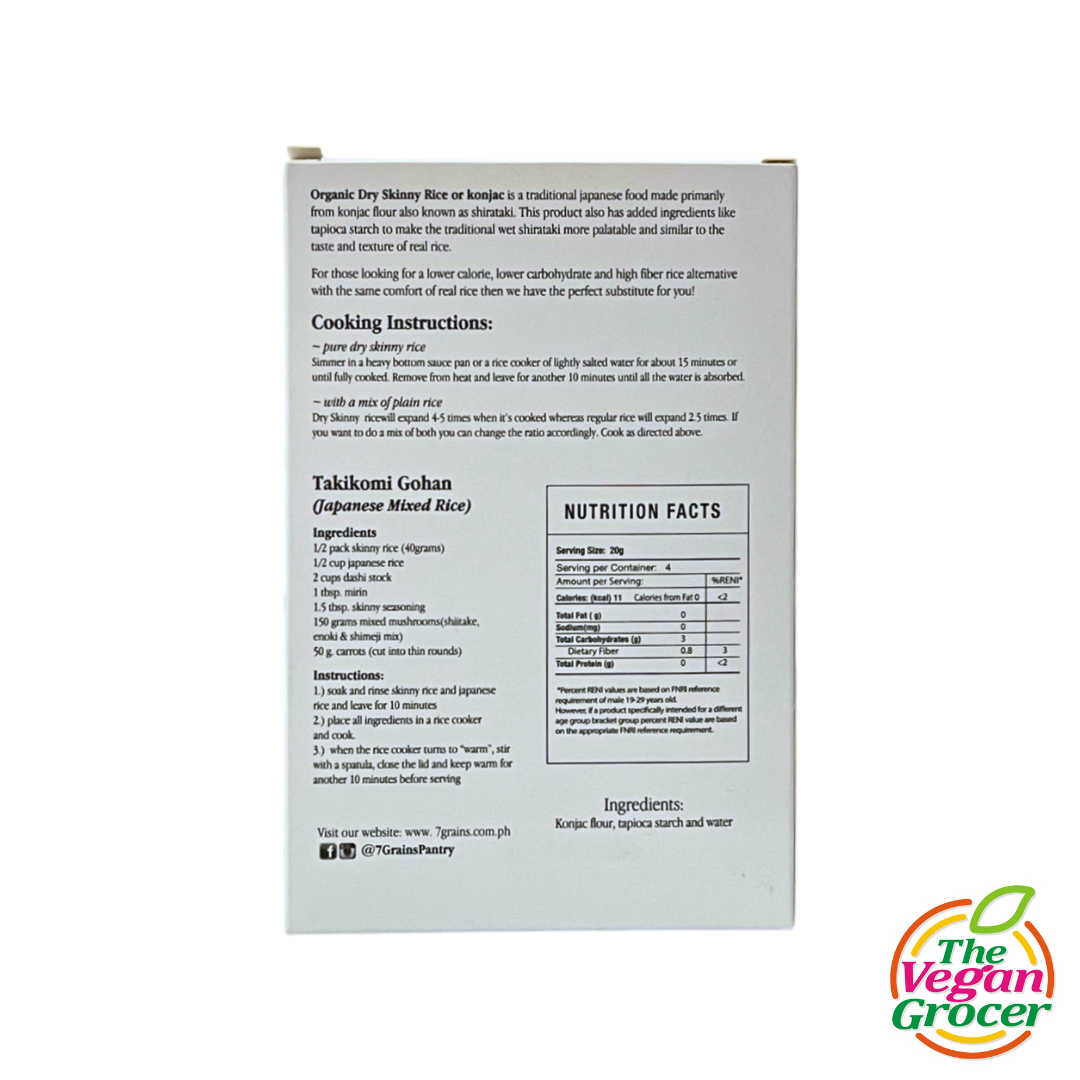 7Grains Dry Skinny Rice 80g