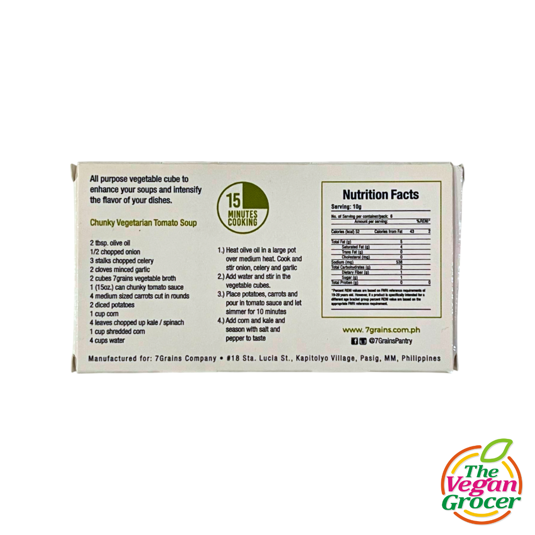 7Grains Vegetable Bouillon 60g (gluten-free)