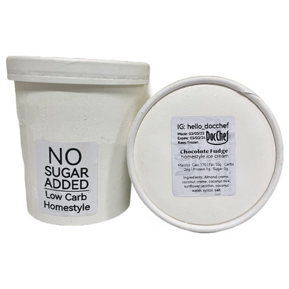 Doc Chef Dark Chocolate Fudge Ice Cream Pint