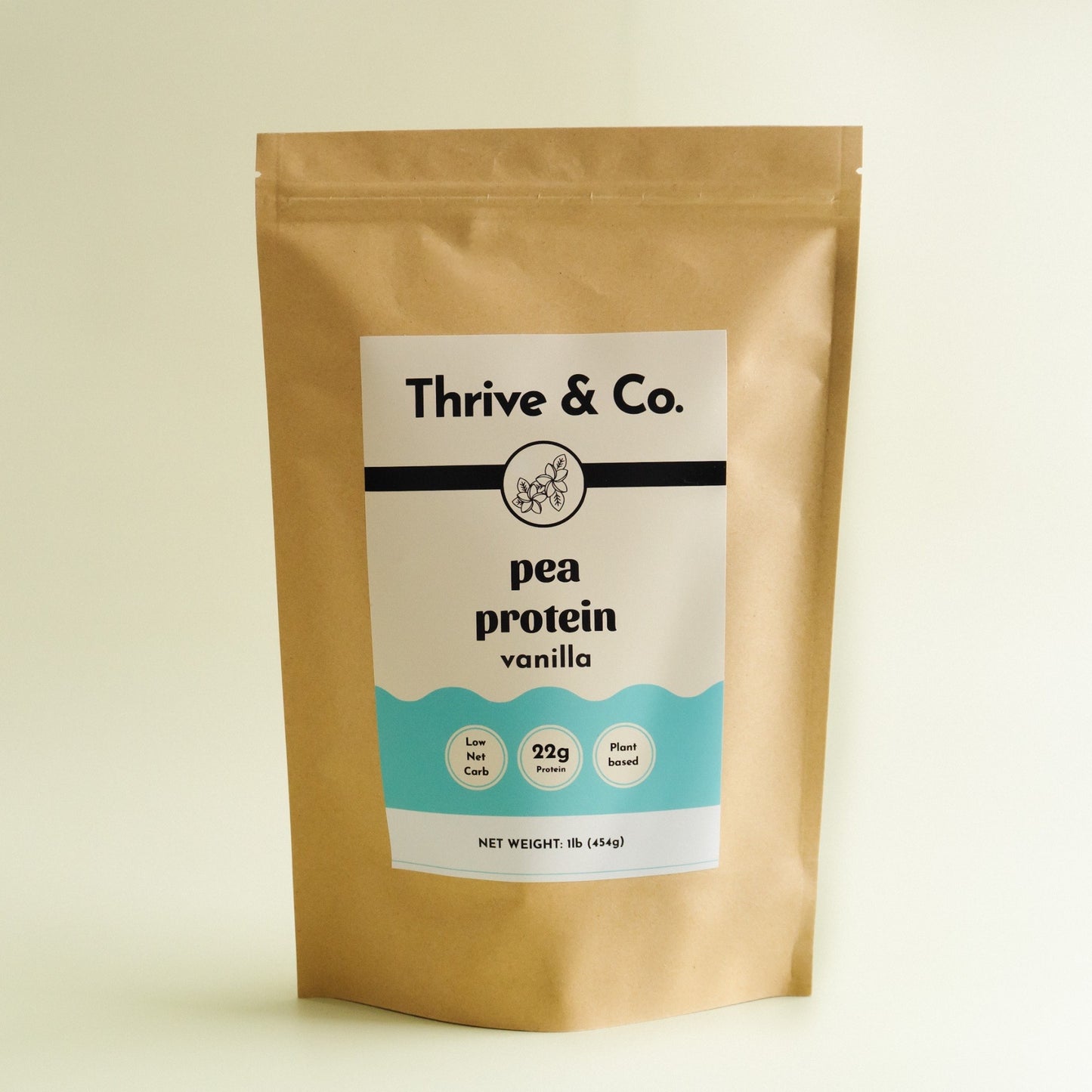 Thrive & Co Vegan Vanilla Pea Protein Powder 454g