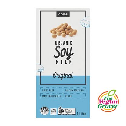 Coles Organic Soy Milk 1L