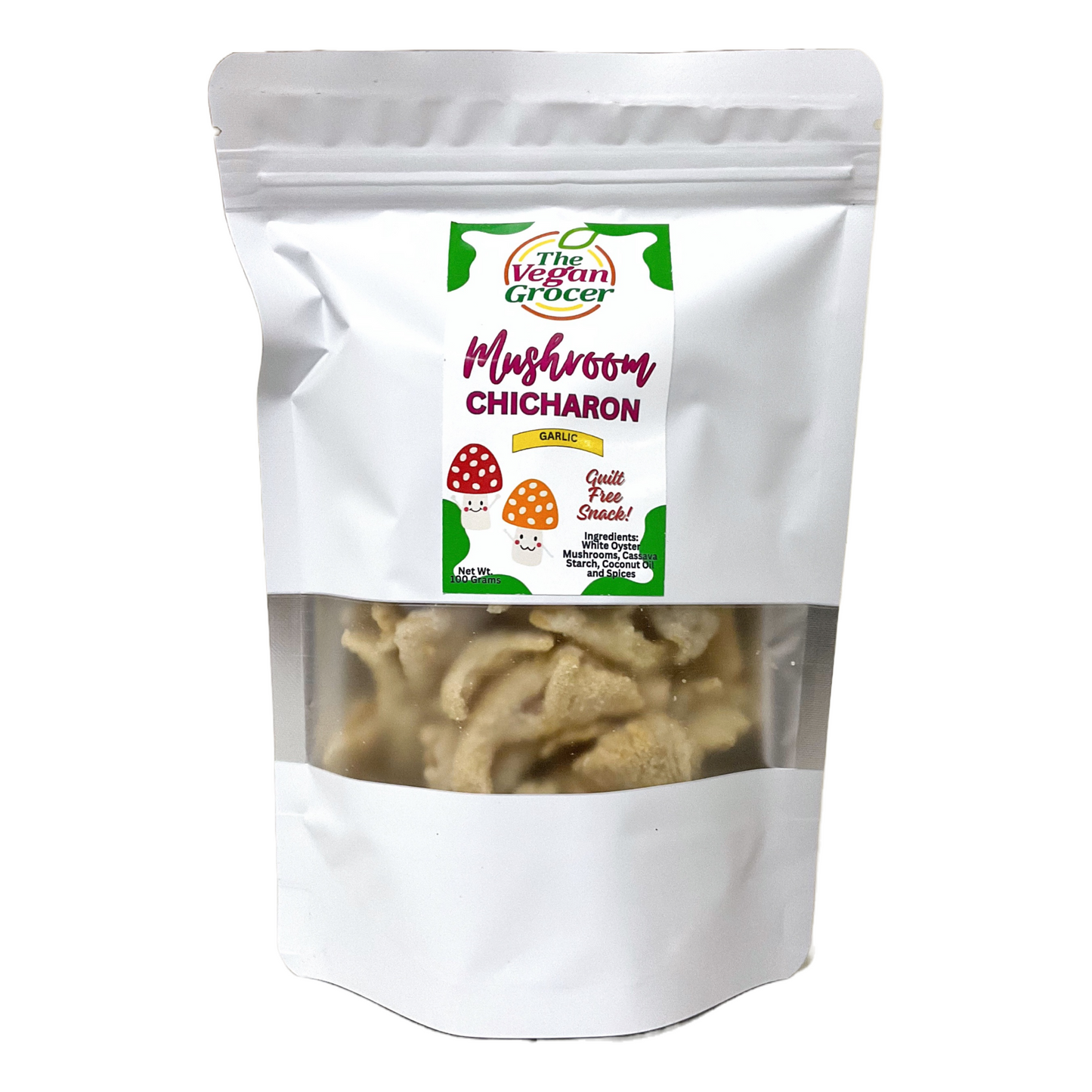 TVG Gluten-free Mushroom Chicharon Garlic 100g