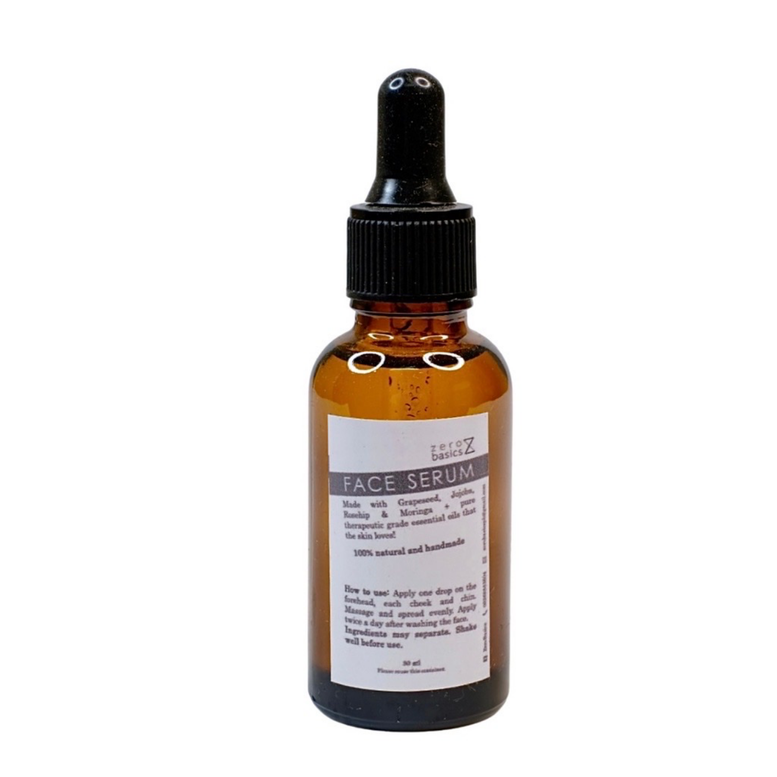 Zero Basics Face Serum 30mL – The Vegan Grocer Ph