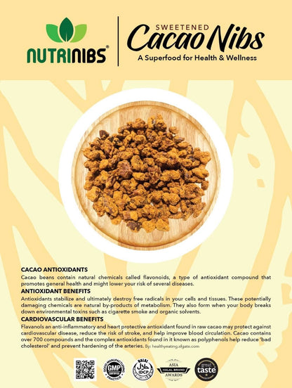 Nutrinibs Sweetened Cacao Nibs 150g