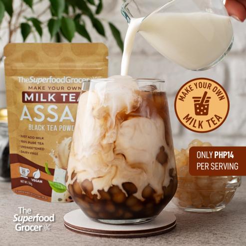 The Superfood Grocer Milk Tea Assam Black Tea Powder 50g