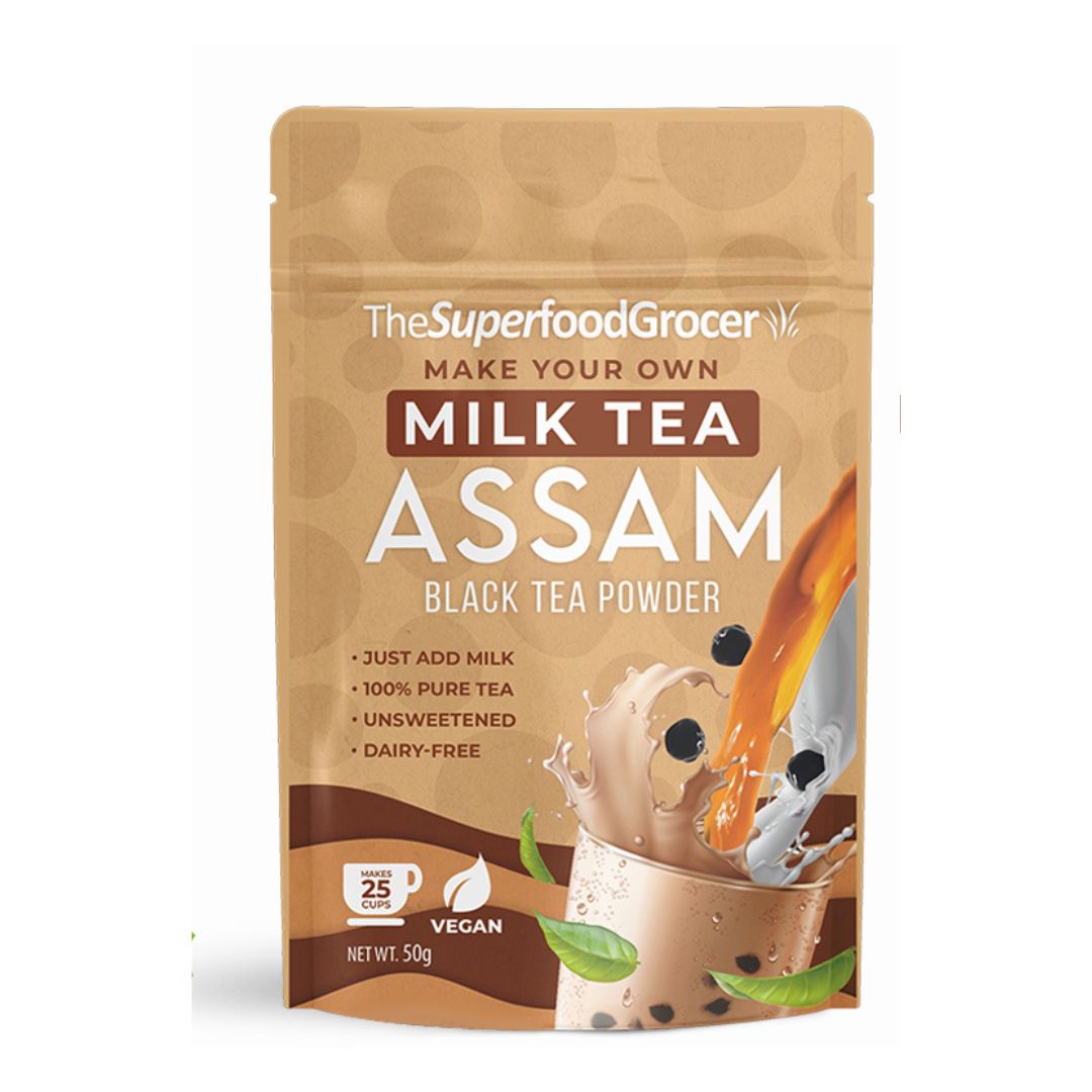 The Superfood Grocer Milk Tea Assam Black Tea Powder 50g
