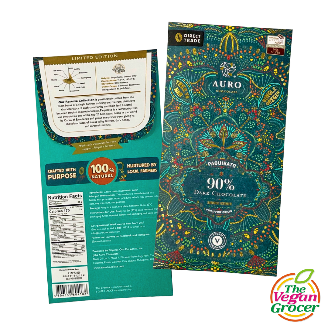 Auro 90% Dark Chocolate Paquibato (60g)