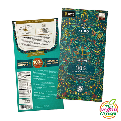 Auro 90% Dark Chocolate Paquibato (60g)