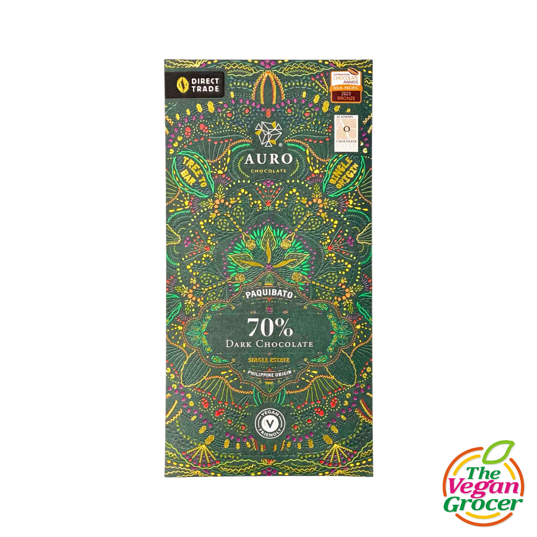 Auro Reserve Collection : 70% Paquibato Dark Chocolate 60g
