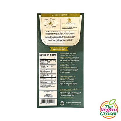 Auro Reserve Collection : 70% Paquibato Dark Chocolate 60g