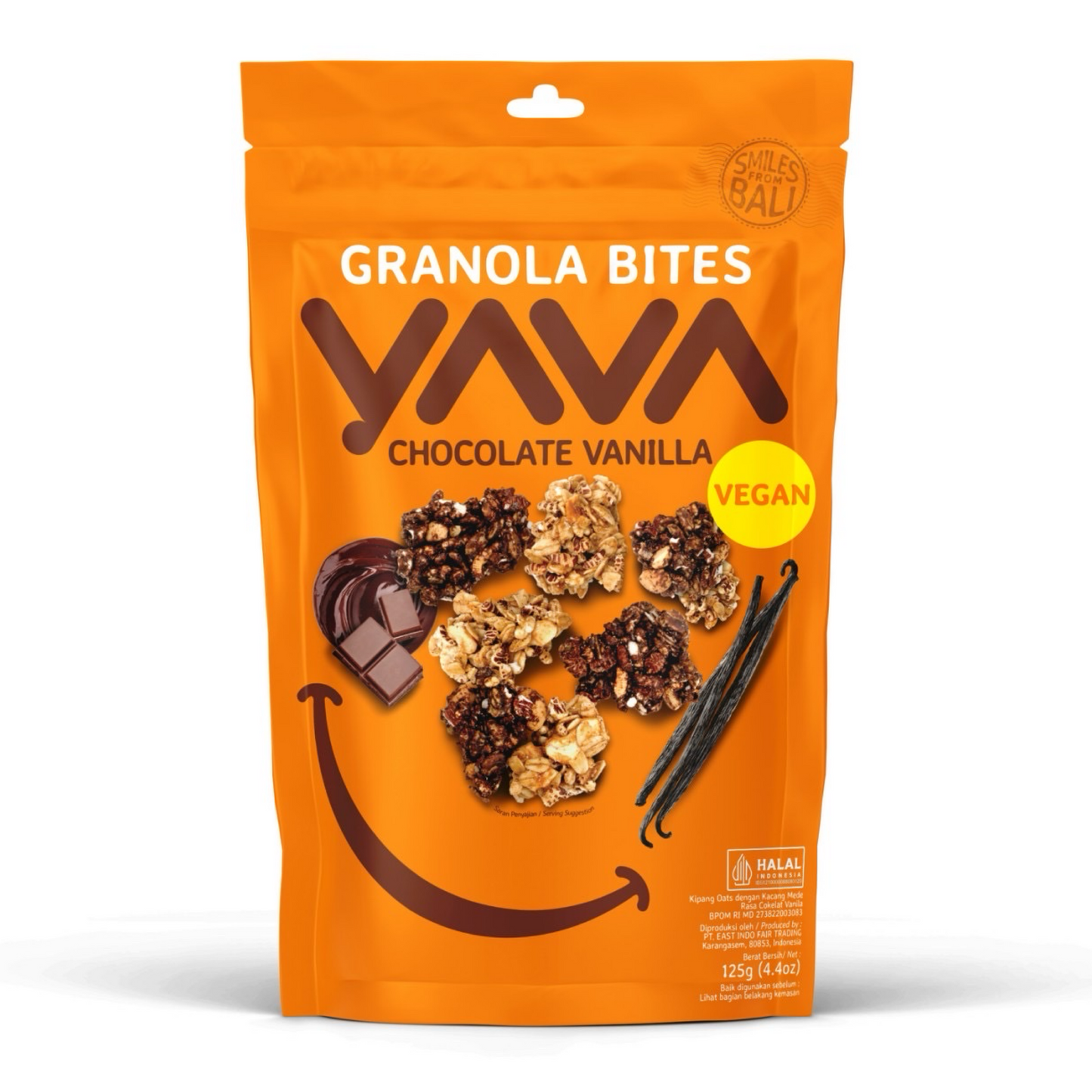 Yava Bali Granola Bites Chocolate Vanilla 125g