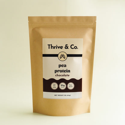 Thrive & Co Vegan Chocolate Pea Protein Powder 454g