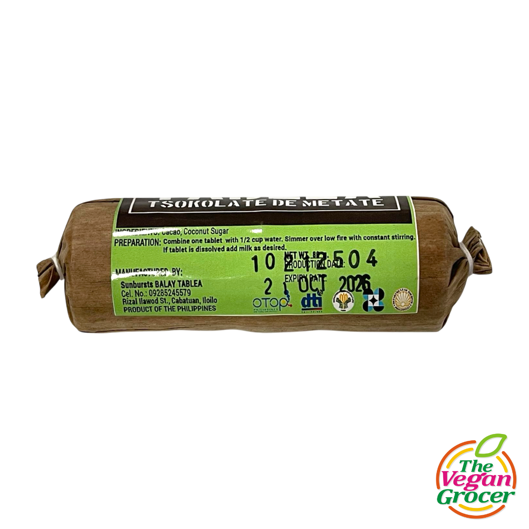 Balay Tablea - Tablea de Metate with Coconut Sugar 80g