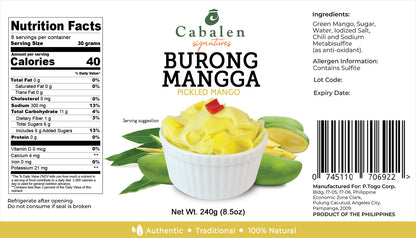 Cabalen Burong Mangga 250g