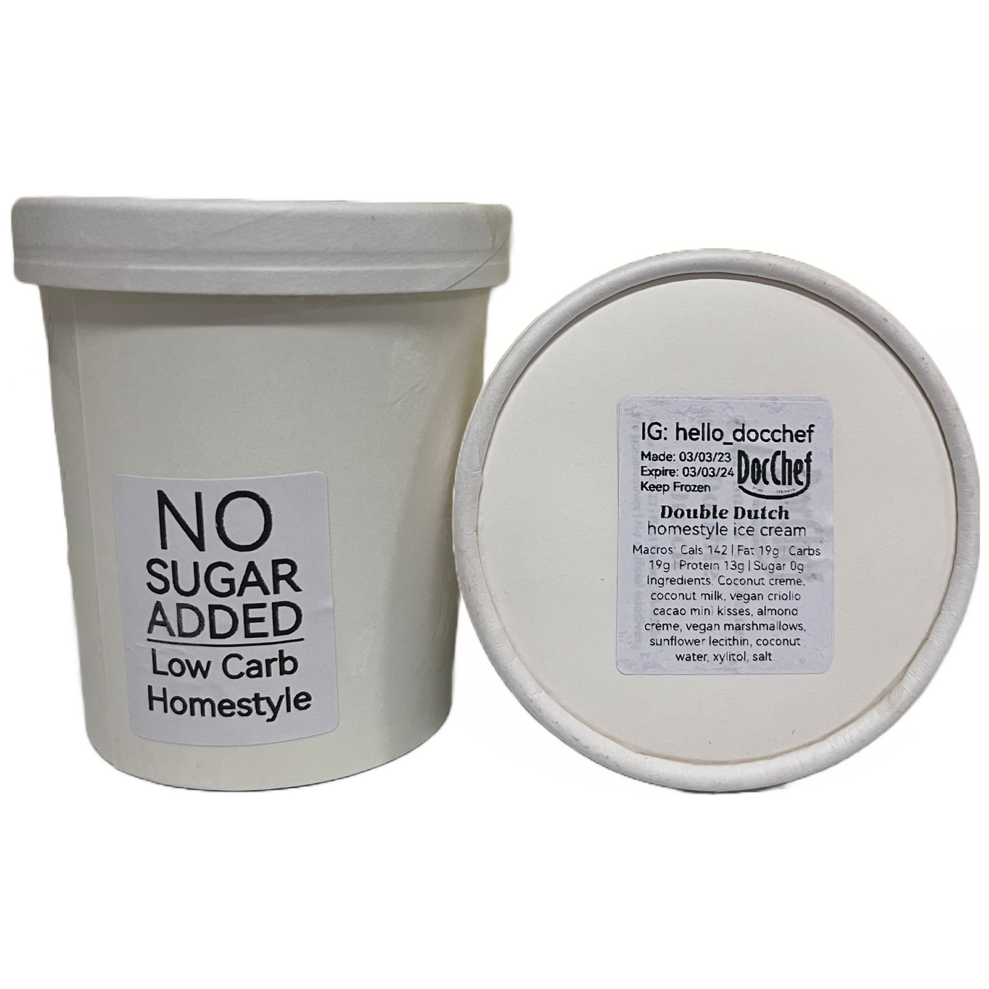 Doc Chef Double Dutch Ice Cream Pint