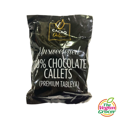 Cacao de Davao Premium Tablea Callets Unsweetened (gluten-free, no sugar added)