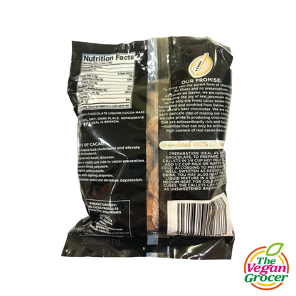 Cacao de Davao Premium Tablea Callets Unsweetened (gluten-free, no sugar added)