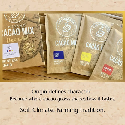 Cacaomistry Cacao Mix Archipelago Collection 135g (3x45g)