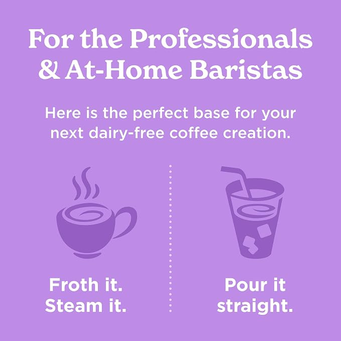 Califia Farms Oat Milk Barista 1L (soy-free, no added sugar, Kosher)