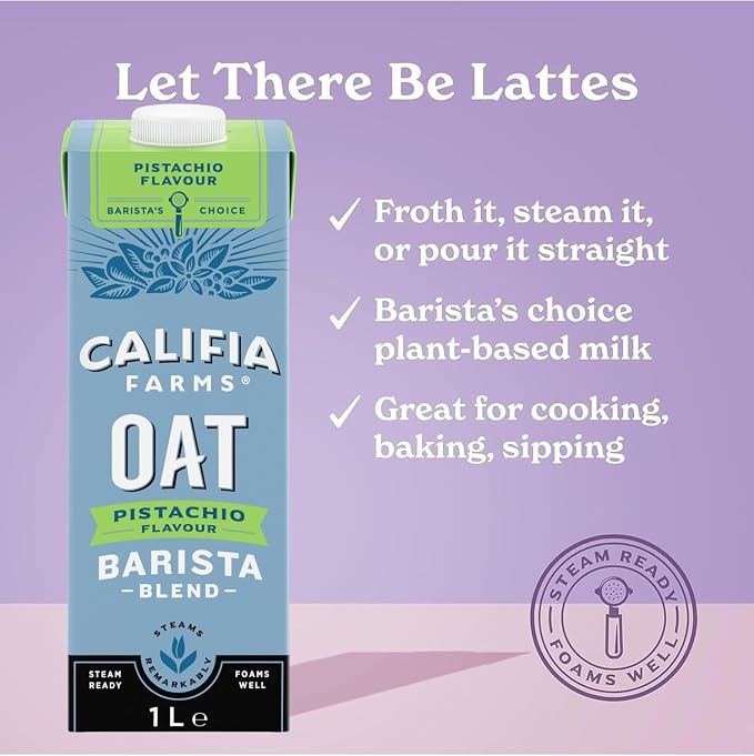 Califia Farms Oat Pistachio Flavour Barista 1L
