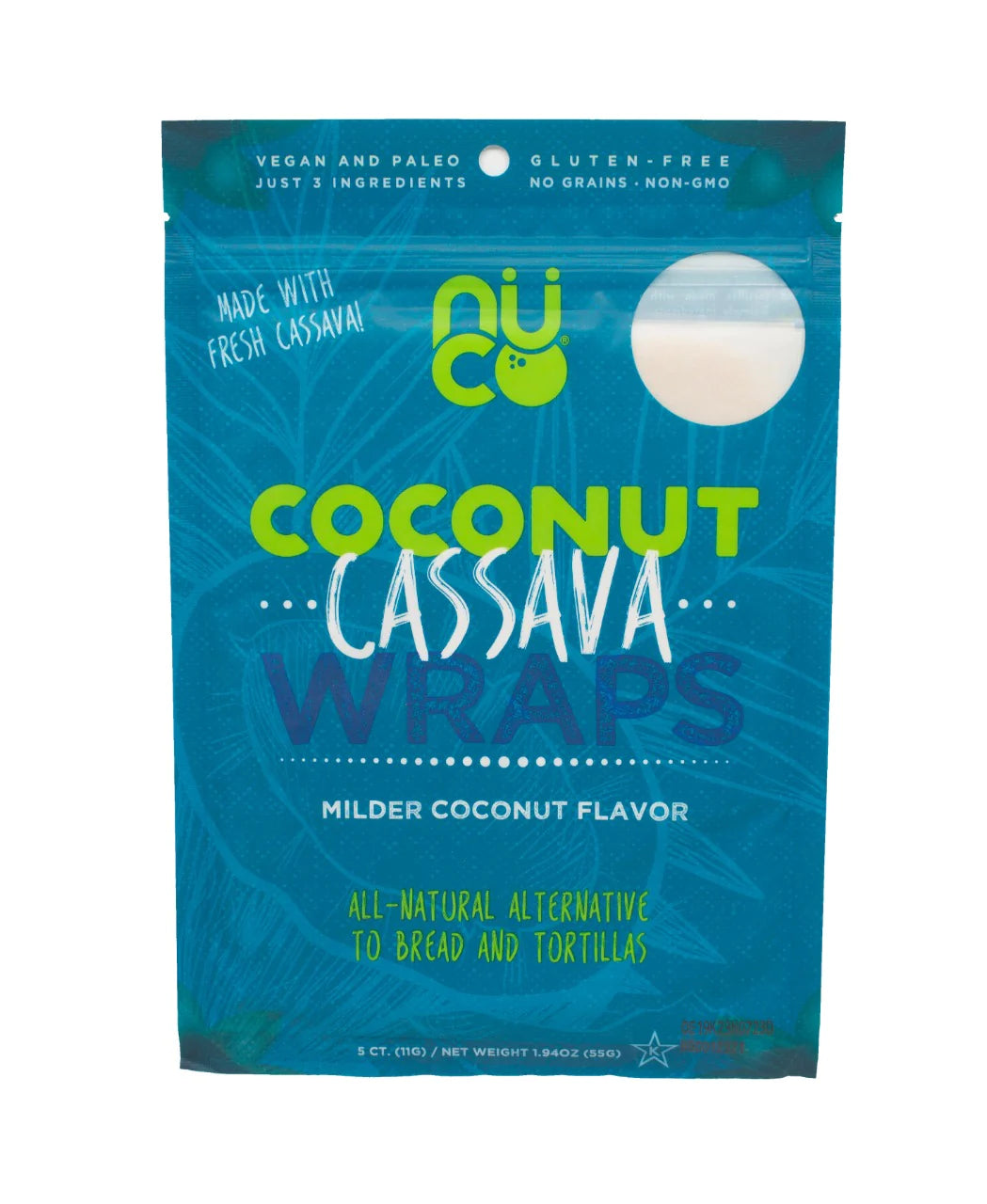Nuco Cassava Wraps 55g