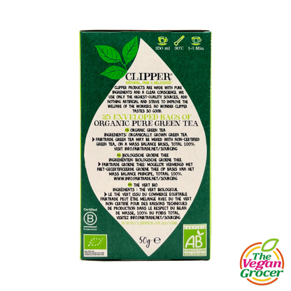 Clipper Organic Pure Green Tea 25 bags