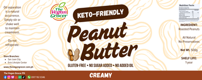 TVG Keto Peanut Butter 500g (gluten-free, no sugar added, Halal)