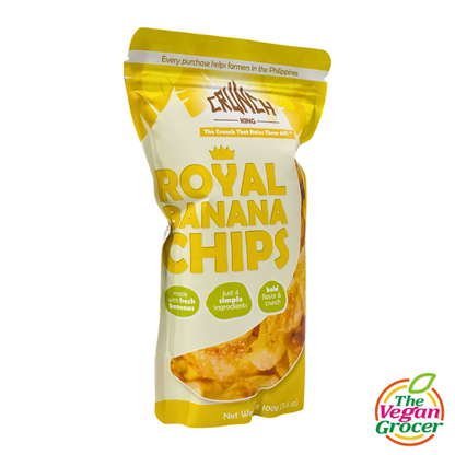 Crunch King Banana Chips 100g (gluten-free)