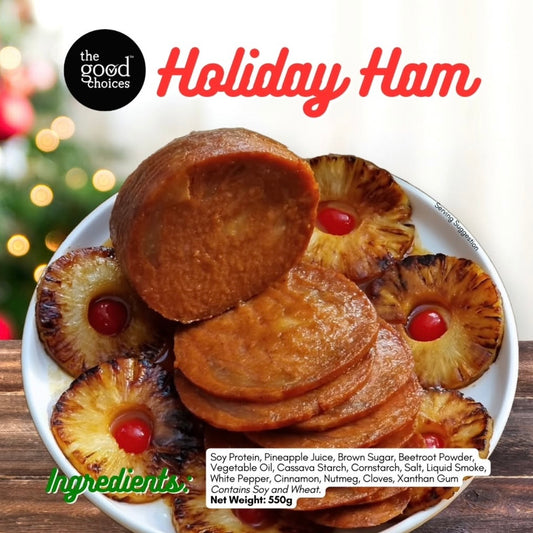 The Good Choices Vegan Holiday Ham 550g