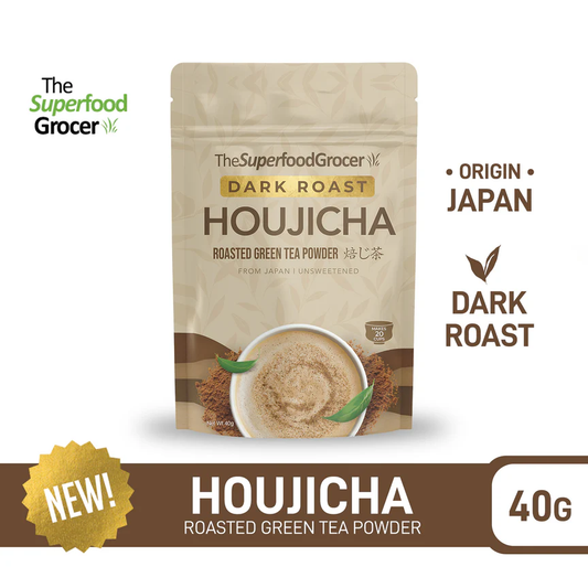 Dark Roast Houjicha Roasted Green Tea Powder 40g