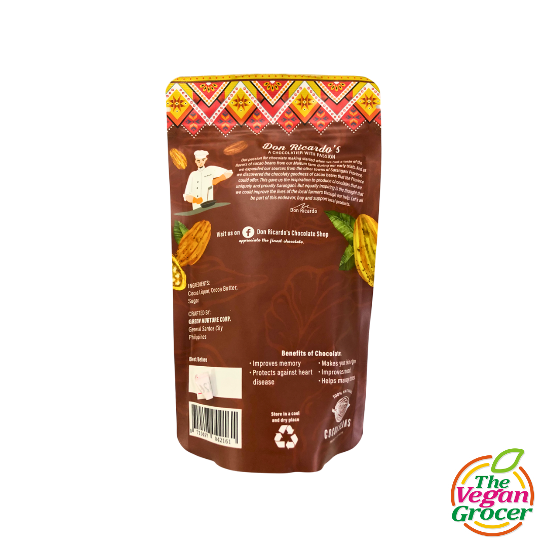 Don Ricardo’s Premium Dark Chocolate Nuggets 100g (gluten-free)