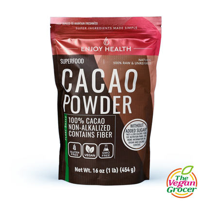 Enjoy Health Pure Cacao Powder (non-alkalized, gluten-free) 454g