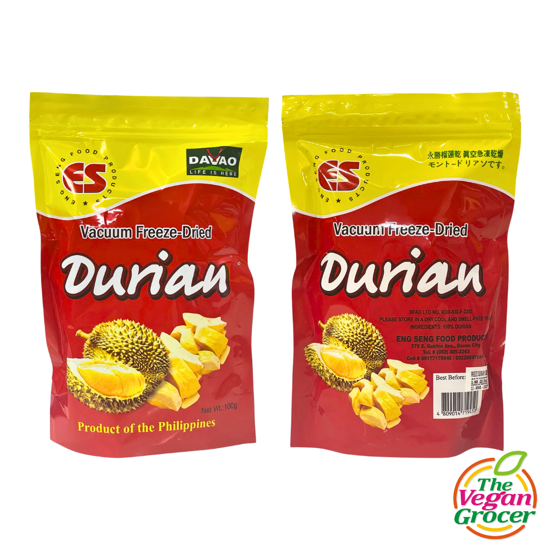 ES Vacuum Freeze Dried Durian 100g (gluten-free, sugar-free)