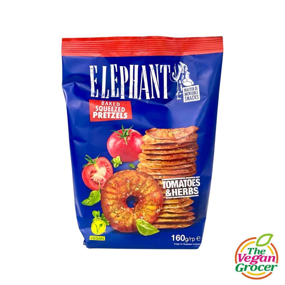 Elephant Flat Pretzels Tomatoes & Herbs 160g