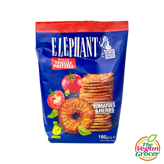 Elephant Flat Pretzels Tomatoes & Herbs 160g