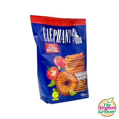 Elephant Flat Pretzels Tomatoes & Herbs 160g