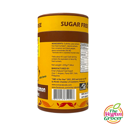 Evina Naturals Herbal Tea Powder Turmeric Cinnamon 225g (sugar-free)