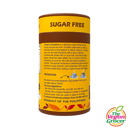 Evina Naturals Herbal Tea Powder Turmeric Cinnamon 225g (sugar-free)
