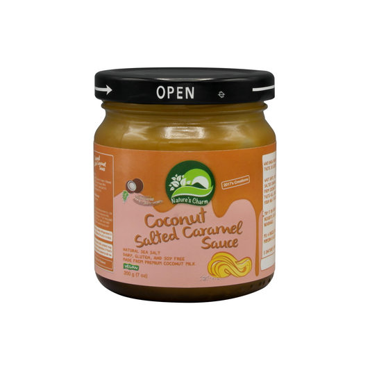 Nature’s Charm Coconut Salted Caramel Sauce 200g (Halal, gluten-free)