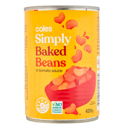 Coles Baked Beans 420g