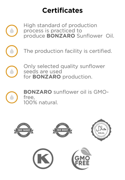 Bonzaro Sunflower Oil. 1L