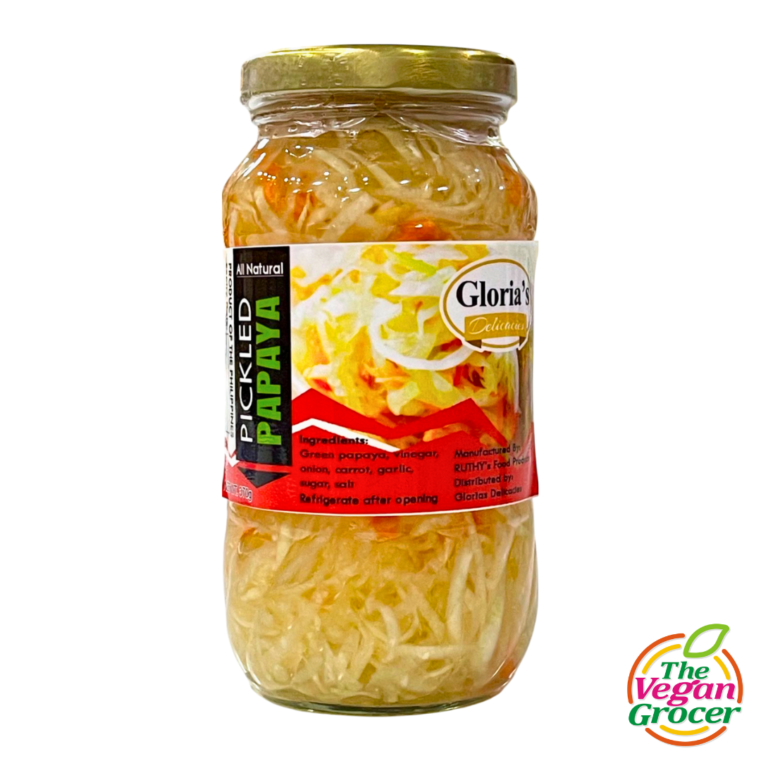 Gloria's All Natural Pickled Papaya 370g (gluten-free)
