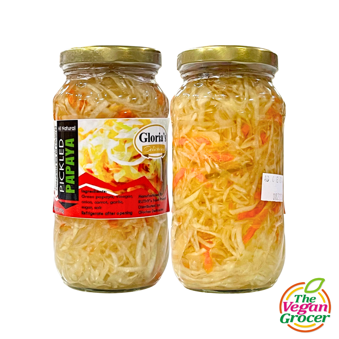 Gloria's All Natural Pickled Papaya 370g (gluten-free)