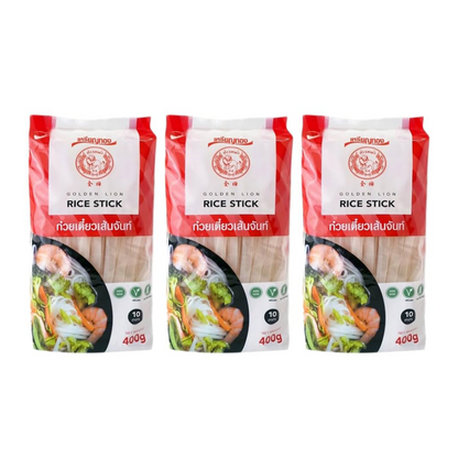 Golden Lion Rice Stick Noodles 3mm 400g