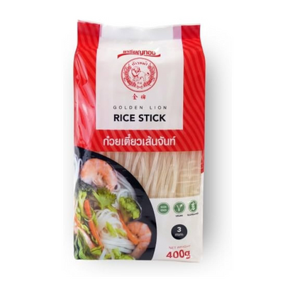 Golden Lion Rice Stick Noodles 3mm 400g