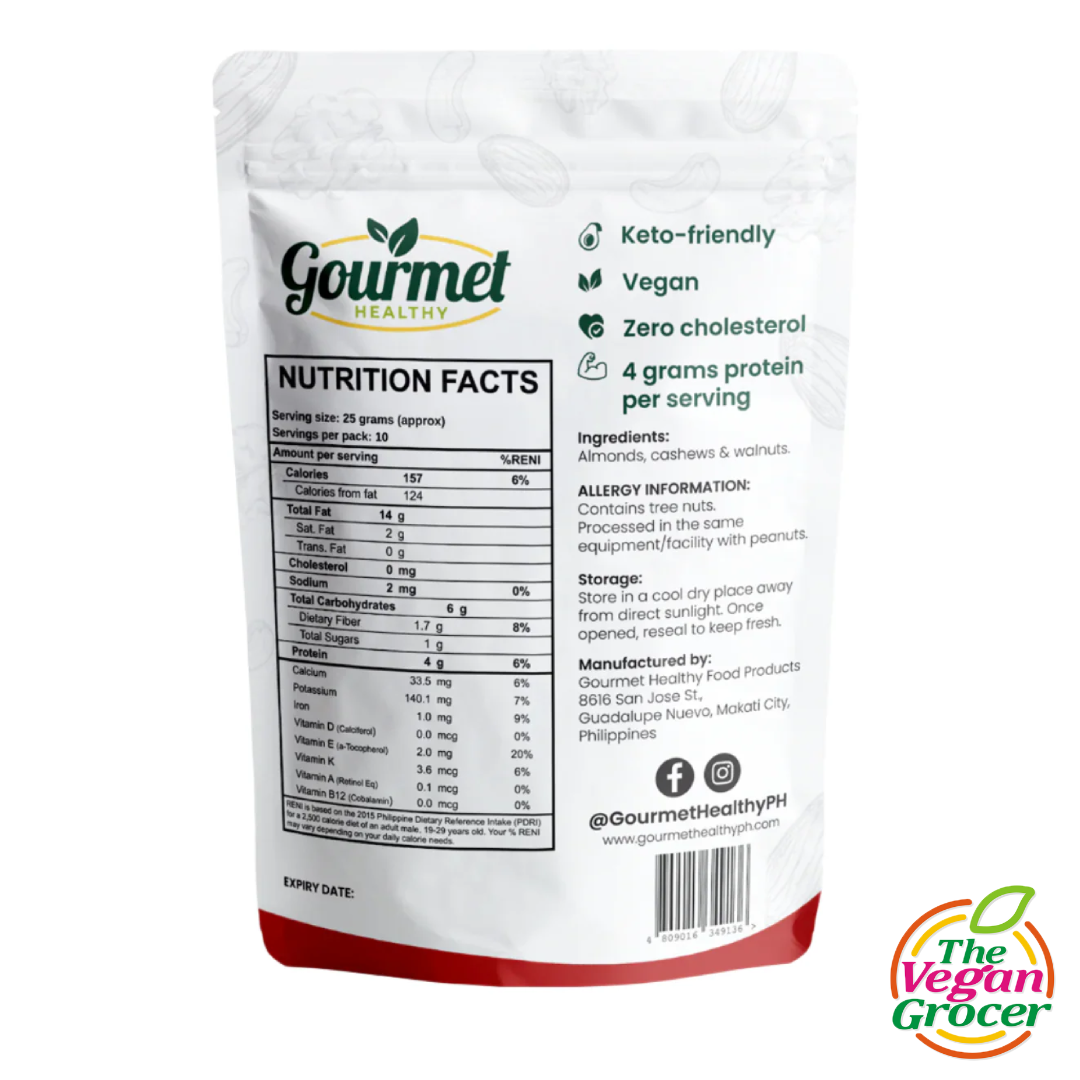 Gourmet Healthy Premium Mixed Nuts 250g (gluten-free)