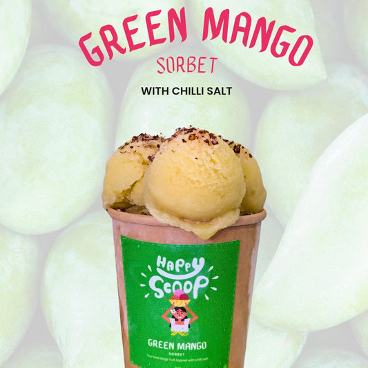 Happy Scoop Green Mango Sorbet pint (gluten-free)